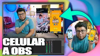 Proyecta la pantalla de tu CELULAR a OBS STUDIO [upl. by Aranaj]