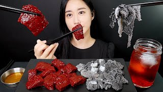 지라비장 천엽 먹방  Raw Spleen Omasum Real Sound MUKBANG  ASMR  EATING SOUND [upl. by Nnylcaj]