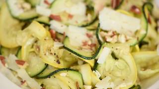 Club Chefman Recipe Zucchini amp Squash Ribbon Salad [upl. by Harwin]