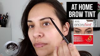 At Home Brow Tint Ardell Brow Tint  Medium Brown Worth it [upl. by Blynn]