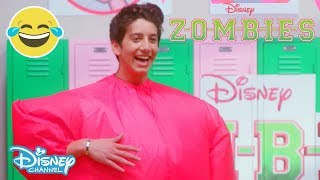 ZOMBIES  Air Suit Dance Off Challenge 💃  Official Disney Channel UK [upl. by Anilak]