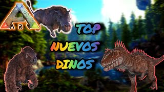 ARK RENOVADO 🔴TOP 5 NUEVOS DINOS PARA THE ISLAND 😱 ARK SURVIVAL ENVOLVED [upl. by Lucilla204]