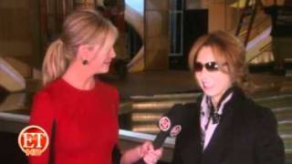 Yoshiki interview  Behind the Scenes at Golden Globe Headquarters [upl. by Gardal826]