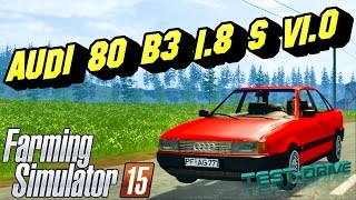 AUDI 80 B3 18 S V10 FarmingSimulator2015 [upl. by Lyrem836]