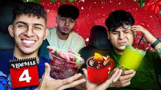 WE TRIED THE WEIRDEST HOLIDAY DRINKS EVER  VLOGMAS 4 [upl. by Demmahum233]