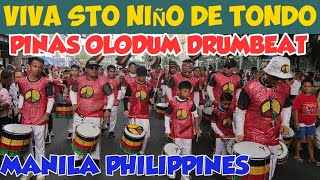 VIVA STO NIÑO DE TONDO 2020  PINAS OLODUM DRUMBEAT  LAKBAYAW  MANILA PHILIPPINES [upl. by Robbert]