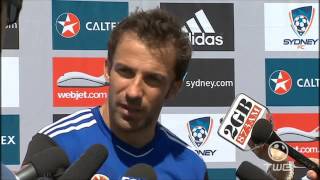 Alessandro Del Piero English Interview [upl. by Ateinotna]