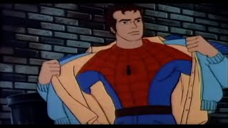 Peter Parker changes into SpiderMan costume  SpiderMan Easter egg 1981 [upl. by Estel787]