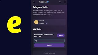 Telegram Wallet  Tapswap Code  Get Started with Telegram Wallet FULL GUIDE [upl. by Obola]