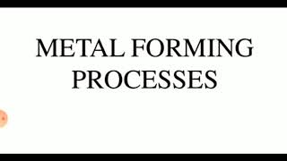 Introduction to metal forming Processes [upl. by Annez]