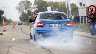 465HP BMW M240i with Decat Remus Exhaust  Burnouts amp Accelerations [upl. by Netfa]