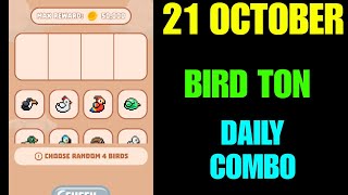 21 October bird ton daily combo  bird ton daily combo today  bird ton combo  today bird Ton combo [upl. by Gilford622]