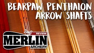 Merlin Archery REVIEW No 3  Bearpaw Penthalon Arrow Shafts [upl. by Tankoos926]