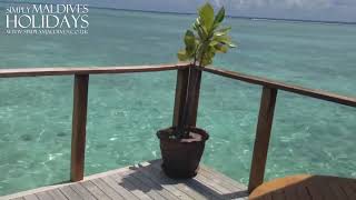 Meeru Resort Jacuzzi Water Villa Walkthrough [upl. by Burch]