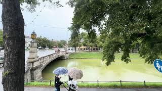 Munich City Sightseeing rainny summer bus tour [upl. by Enyedy]