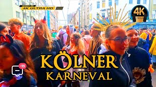 Cologne Carnival 1111  2023 Complete Tour of Kölner Karneval 🎉🇩🇪  4K Experience [upl. by Sigfried]