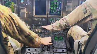 C130J Takeoff Pilot Cockpit View [upl. by Edahc609]