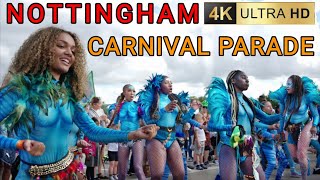 Nottingham Carnival Parade 2023 Nottingham Caribbean Carnival 4K60p [upl. by Gruver]