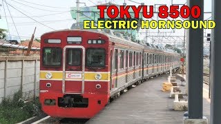 PEEEETT  Klakson Elektrik Kecil di KRL Commuter Line Tokyu 8500 東急8500系警笛付  8604F [upl. by Annahael928]