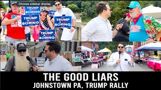 The Good Liars at the Johnstown Trump Rally [upl. by Liemaj831]