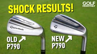 New TaylorMade P790 Iron Vs Old P790 SHOCK RESULT Golf Monthly [upl. by Ciryl]