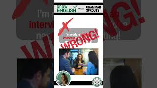 Grow Your English Collocation quotHave an interviewquot esl esllearners english learnenglish [upl. by Lorrin]