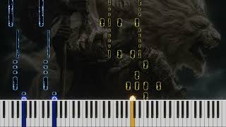 Godfrey First Elden Lord Theme  Elden Ring  Piano Version [upl. by Archibald568]