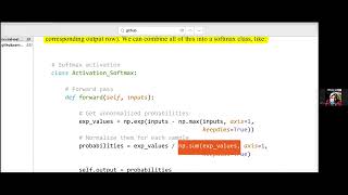 Chapter 4The Softmax Activation Function [upl. by Hsemar]