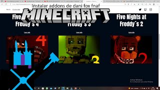 como instalar addons de dany fox fnaf [upl. by Anirehc]