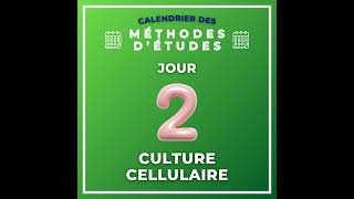 J2  Culture Cellulaire [upl. by Berl]