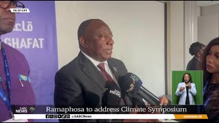 Ramaphosa to address National Treasury Climate Resilience Symposium [upl. by Bremble]