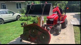 Never lift your mower deck again Its cleaning day [upl. by Anisamot]