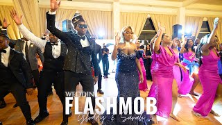 SARAH WASHINGTON amp GLODDY  FLASHMOB WEDDING [upl. by Yoho370]