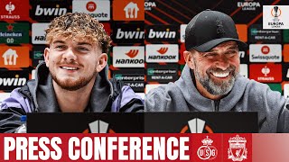 Jürgen Klopp amp Harvey Elliotts preEuropa League press conference  Union SG vs Liverpool [upl. by Octave]