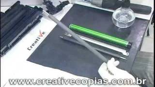 Video Recarga Toner Samsung SCX4200 D4200A [upl. by Mundford]