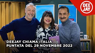 Deejay Chiama Italia  Puntata del 29 novembre 2022  Ospiti LEstetista Cinica e Lorenzo Barone [upl. by Jabe925]