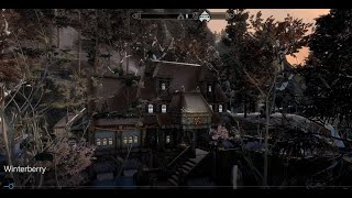 Winterberry Chateau  Skyrim Special Edition House Mod [upl. by Accire]