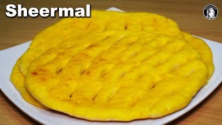 Eggless Sheermal on Tawa  Sweet Bread Sheermal Recipe  Kitchen With Amna [upl. by Etsirk]