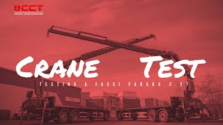 Testing a Fassi Crane [upl. by Matland]