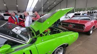 Mecum Kissimmee Florida 2024 check out all these Hemis Daytonas and Superbirds 🤯 [upl. by Idel]