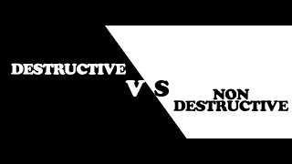 Destructive vs NonDestructive Editing in Photoshop [upl. by Bore]