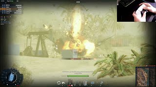 Playing with Sony Dual Sense and DXVK in Armored Warfare Vega 64 4K [upl. by Idelle]