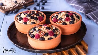 Baked Oats – Healthy Breakfast Recipe – No Flour – No Refined Sugar – No Butter [upl. by Weisberg]