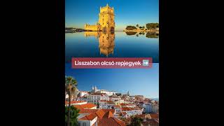 lissabon olcsoutazas travel repülővel utazásitippek utazás [upl. by Ettevahs]