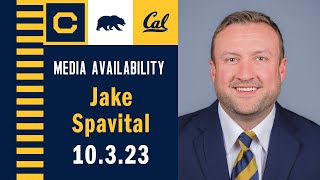 Cal Football Jake Spavital Media Availability 10323 [upl. by Ennyroc]