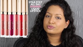 Stila Stay All Day Shimmer Liquid Lipsticks [upl. by Christoffer987]