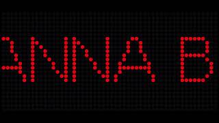 I wanna be yours  Scrolling Text LED Light Scroller Moving Word Sign Board Running Banner Screen [upl. by Popelka240]