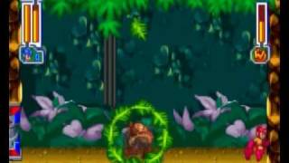 MegaMan 8  Woodman Only in Sega Saturn [upl. by Anerbes99]