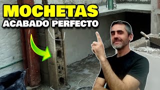 Como hacer mochetas en ventanas puertas columnas Facil [upl. by Ayikal]