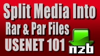 How to Split a File up Before Uploading to Usenet [upl. by Germayne]